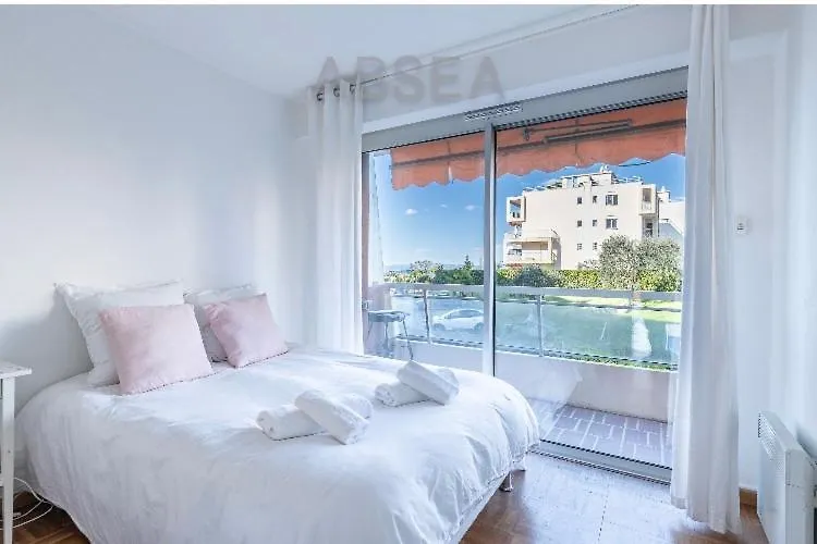 Bells Terres Nice Grand Appartement Vue Mer Et Jardin,Piscine